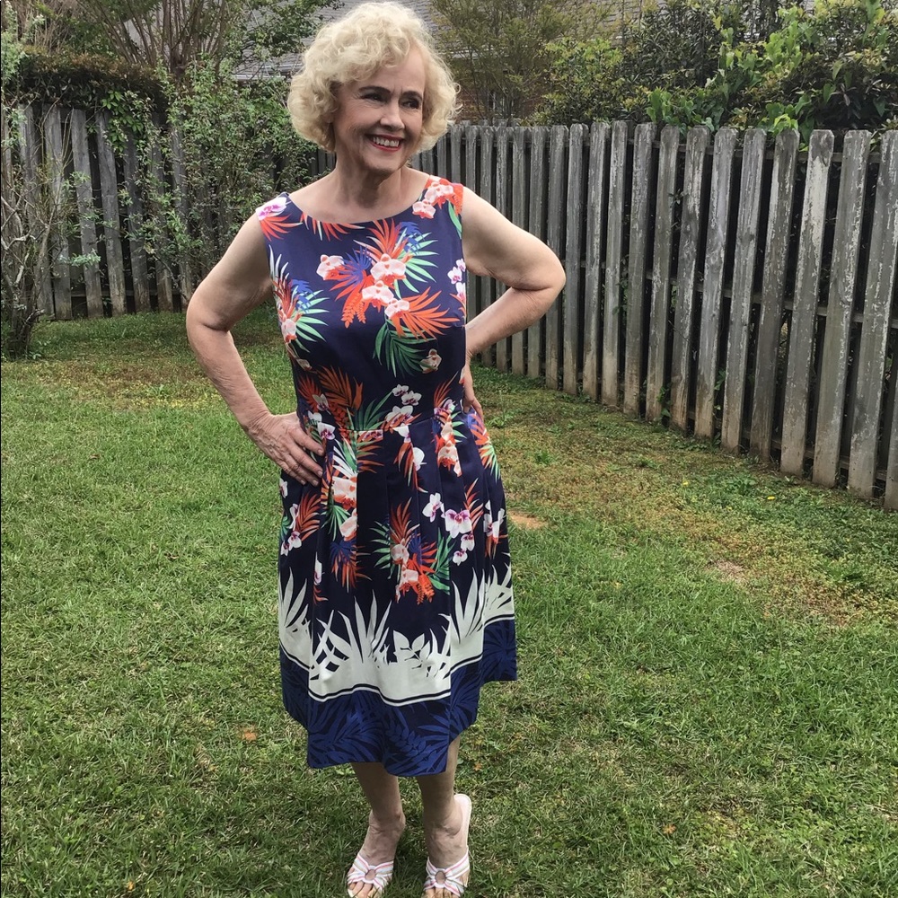 Talbots tropical dress